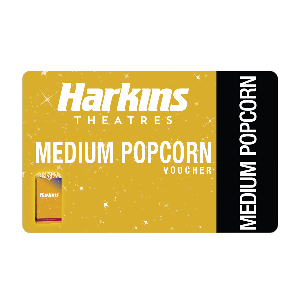 Medium Popcorn Discount Vouchers (50 Pack)