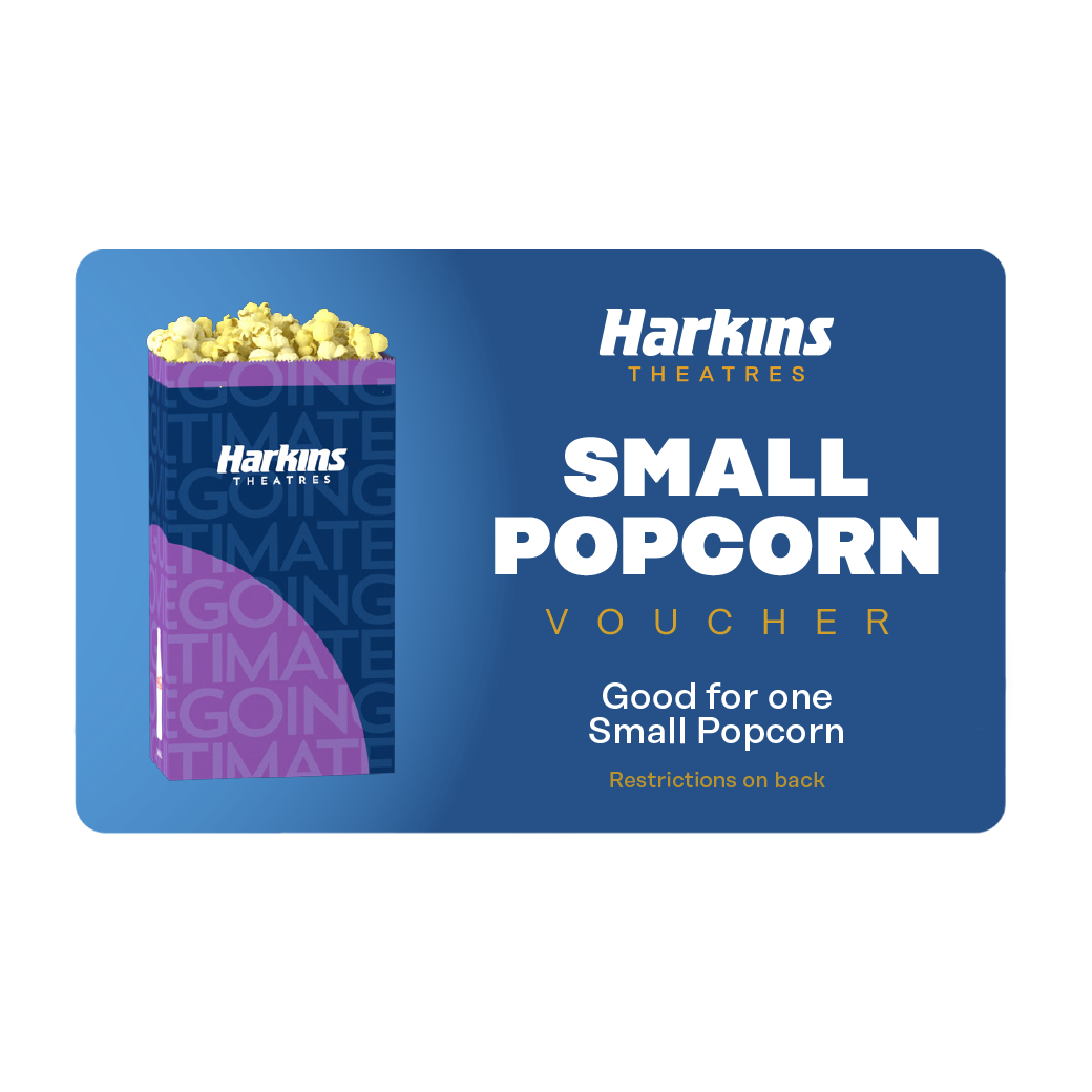 Small Popcorn Discount Vouchers (50 Pack)