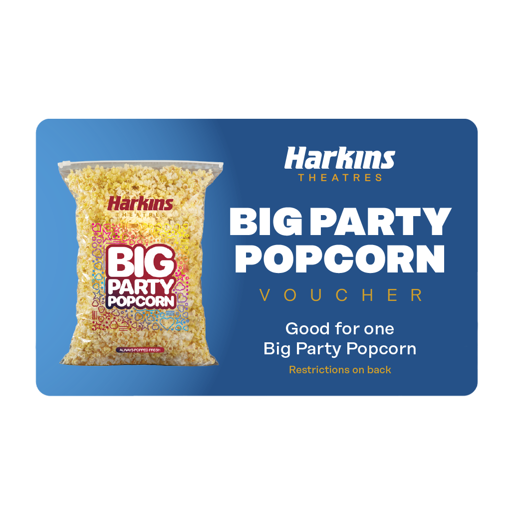 Big Party Popcorn Voucher