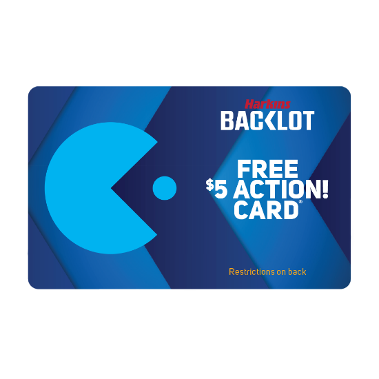 Picture of Backlot Free 5 Action Card Voucher